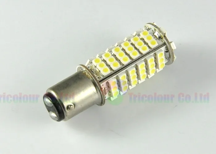 AutoEC 100*1157 BAY15D 102smd 3528 10 Вт Автомобильный светодиодный стоп-сигнал, задний светильник, лампа белого цвета# LF38-1