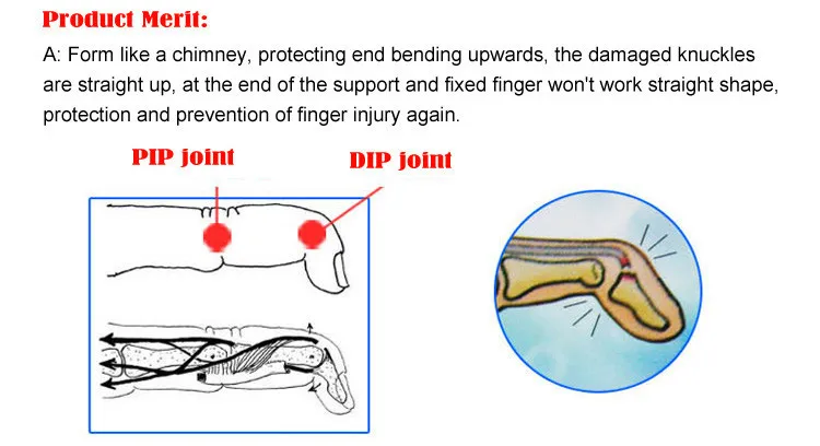 Палец шина Скоба поддержка Колыбель для сломанных пальцев перелом Dip& Pip суставный молоток