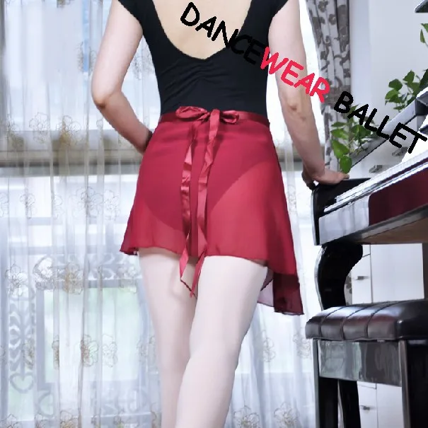 DB13001 Dancewear Ballet Dress Chiffon Wrap Skirt-1