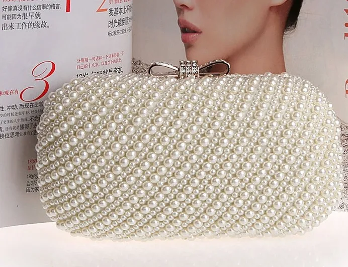 Прямые продажи, горячая распродажа, Minaudiere, дневной клатч с бантом, Bolsas, сумки, Bolsos, Роскошный Жемчужный клатч, сумка для банкета, вечерняя сумочка