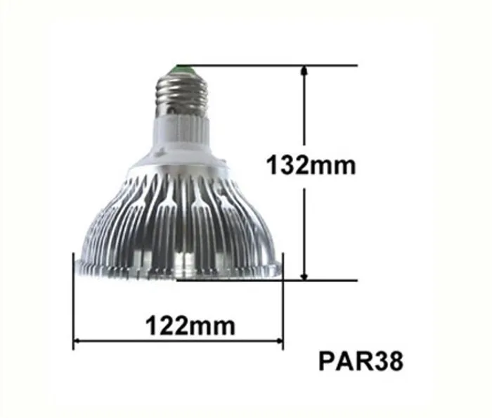 4 xwholesale CE ROHS E27 36 Вт par 38 LED PAR38 лампа 85-256 В с 18 светодиодов гарантия 2 года доставка