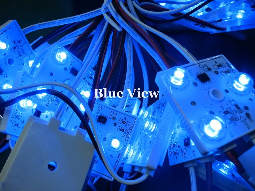 IP67, UL listed 5050 RGB SMD СВЕТОДИОДНЫЙ модуль ws2811/uc9103 со сквозным отверстием светодиодный модуль, 3 года гарантии светодиодная вывеска