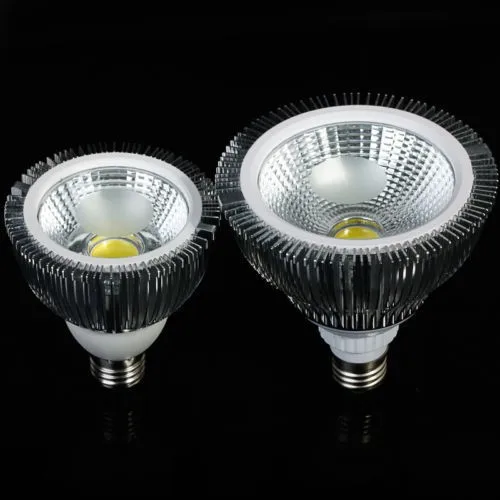 Гарантия 3 года+ E27 E26 PAR30 Cob Светодиодный прожектор управляемый, 12 Вт, 15 Вт, светодиодная лампа AC90-260V теплый натуральный классный белый