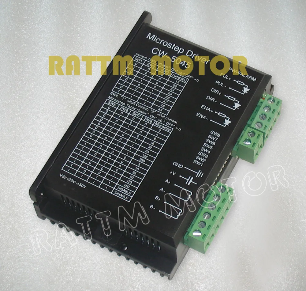 Cw5045 шаговый двигатель драйвер 50 В/4.5a