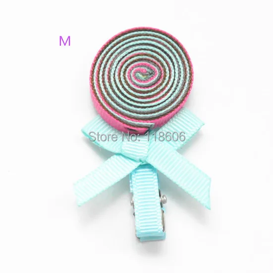 cute Lollipop ribbon sculpture hair bow for Kids 14.jpg