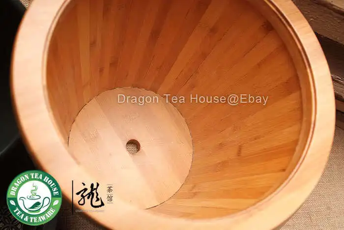 Китайский Gongfu Чай отходов воды бамбуковый контейнер ведро