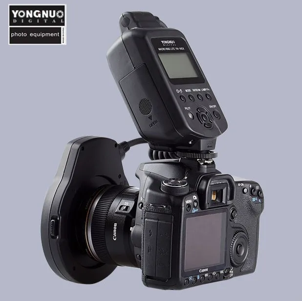 Yongnuo ttl макро кольцо вспышка светильник ing светильник YN-14EX для камер Canon как MR-14EX