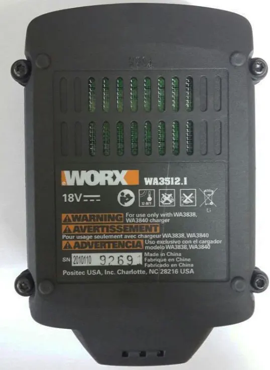 New Worx 18v Li Ion Battery Wa3512 1 Tech Replacement For Rockwell Battery Free Shipping Battery Monitor For Windows Battery Additivebattery Pack Nikon D300 Aliexpress