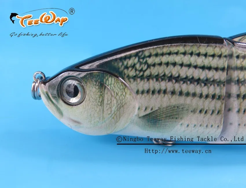 Продукт Рыбалка приманки 4 Сегмент Swimbait Жесткий приманки медленно 35 г 15 см рыболовный крючок Рыболовные снасти FL4-LM09