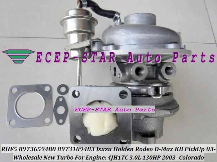 RHF5 8973659480 8973109483 Turbine Turbo Turbocharger For ISUZU Holden Rodeo D-Max KB PickUp 2003- Colorado 4JH1TC 3.0L 130HP (2)