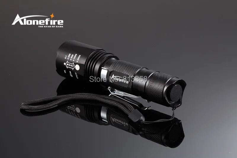 AloneFire GLADIATOR серия BK108 CREE XM-L T6 светодиодный 5 Режим Портативный масштабируемый светодиодный фонарик для аккумулятора 18650