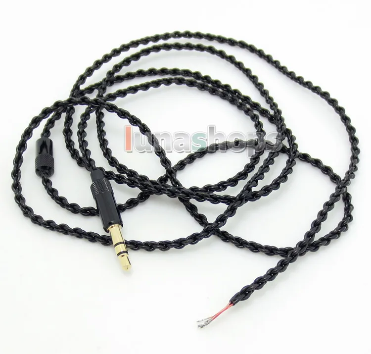 LN004251 3,5 мм супер мягкий OFC кабель для наушников DIY для AKG Sennheise hd598 philips и т. д