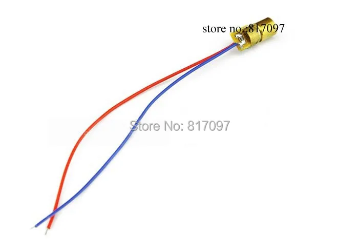 AOBO Lighting 10 шт./лот DIY Лазерный диод DPSS 5 мВт красный лазерный модуль с регулируемой яркостью 650 нм медный диаметр 6 мм для лазерных игрушек лазерный уровень