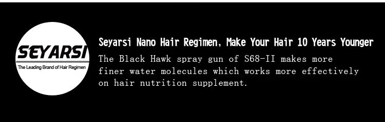 Máquina do Cuidado de Cabelo Regime de Aquecimento a Umidade do Cabelo Umidade da Pele Uso do Salão de Beleza de Cabelo Nano Steamer Máquina Ferramenta S68-ii 6 Cheap nano tool