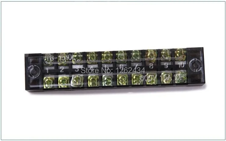 Клеммные блоки TB-2510(25A 10 P) Патч-панель проводка ряд распределительная коробка