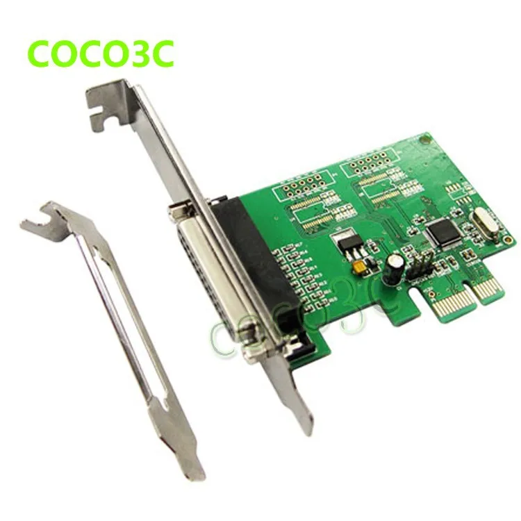 MosChip MCS9901 PCI-e 1 параллельный IEEE 1284 контроллер карты PCI express DB25 принтер LPT порт адаптер расширения