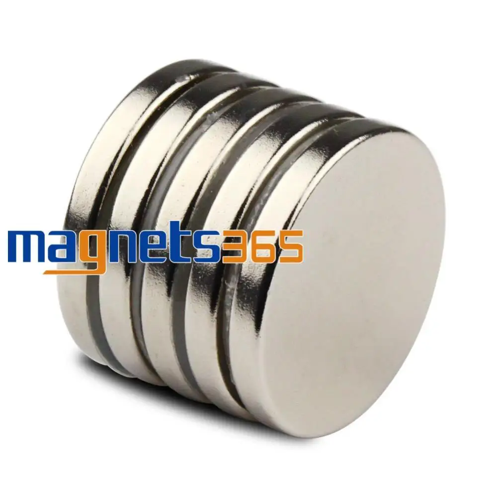 ОМО Magnetics 5 шт. 22 мм x 3 мм N50 Класс Малый диск Круглый цилиндр Редкоземельные Магниты