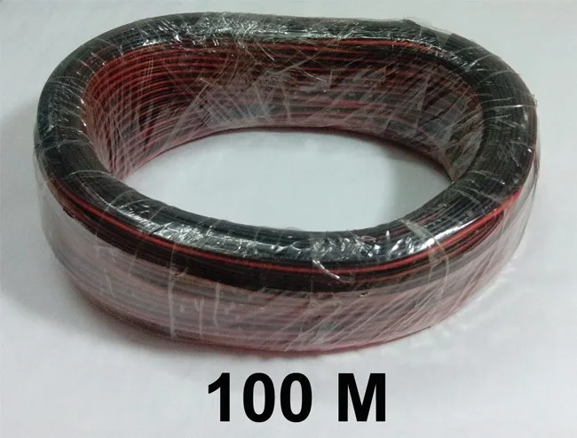 2 Булавки провода кабеля 100 м длинные, 22 AWG провода, 100 м/катушка, для прокладки водить, с фабрики