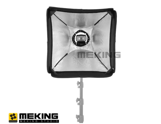 Софтбокс Meking E6060 60x60 см 2" для студийного освещения Speedlite с переходным кольцом l-образной формы два диффузора