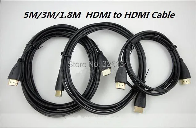 Премиум 1.8 м HDMI кабель HDMI Позолоченные соединения V1.4 HD 1080 P для PS3 HDTV 500 шт. DHL FedEx