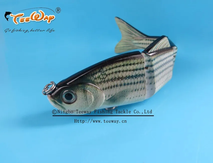 Продукт Рыбалка приманки 4 Сегмент Swimbait Жесткий приманки медленно 35 г 15 см рыболовный крючок Рыболовные снасти FL4-LM09