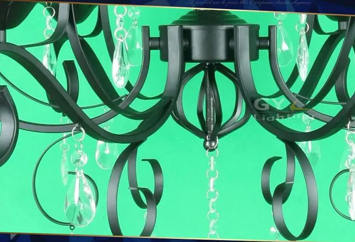Дизайнер kristal lampen Металл Кристалл открытый подвесные светильники дома Освещение Висит настенный светильник para кварто блеск lamparas colgantes