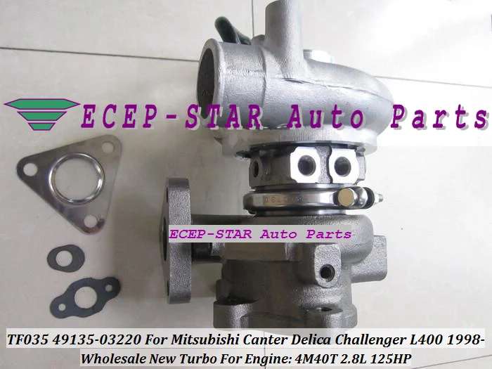 TF035 49135-03220 Turbocharger For MITSUBISHI Canter Delica L400 1998- 4M40 2.8L 125HP (3)