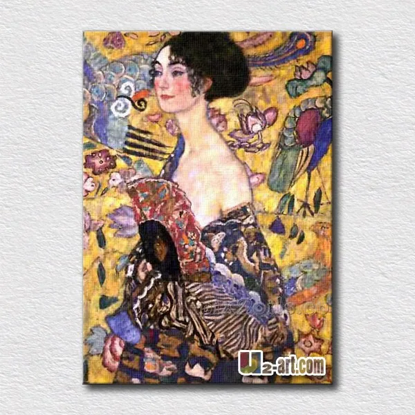 Beautiful wall art canvas by Gustav Klimt paintings for modern living room decoration oil painting