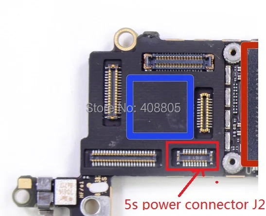 20 шт./лот J2 Мощность вкл/выкл разъем FPC для Iphone 5S 5C J2 разъем на материнской платы системной платы