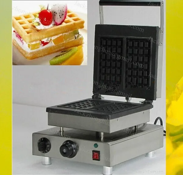 110 V 220 V вафельница, железное оборудование для выпечки, Бельгийская прямоугольная вафельница