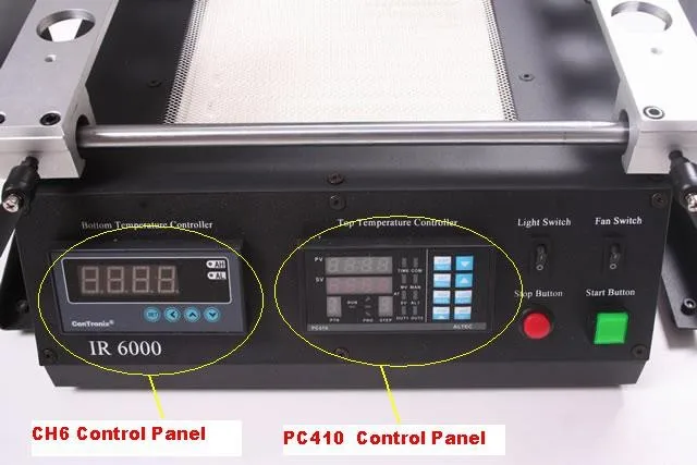 Панель контроля температуры CH6 для BGA паяльная станция нижний контроль температуры нагрева