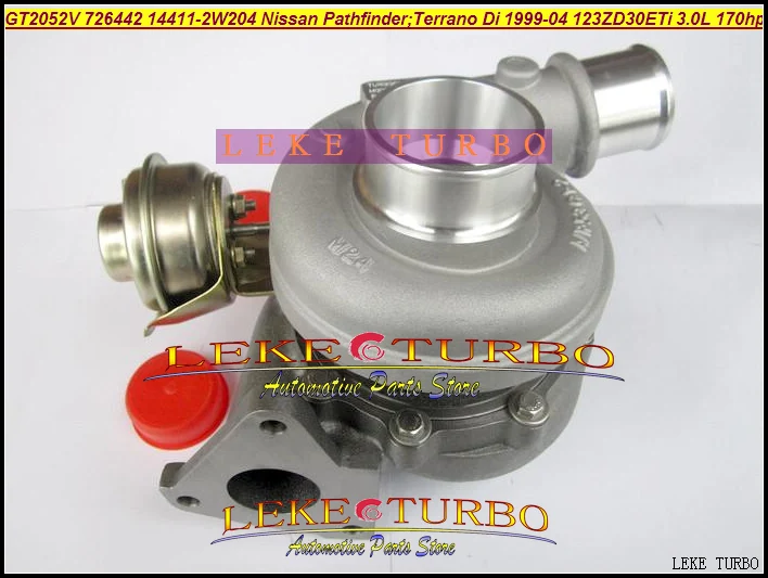 Turbo GT2052V 726442-0004 726442 14411-2W204 турбины турбонагнетатель для Nissan Pathfinder TERRANO Di ZD30ETi 3.0L 170HP