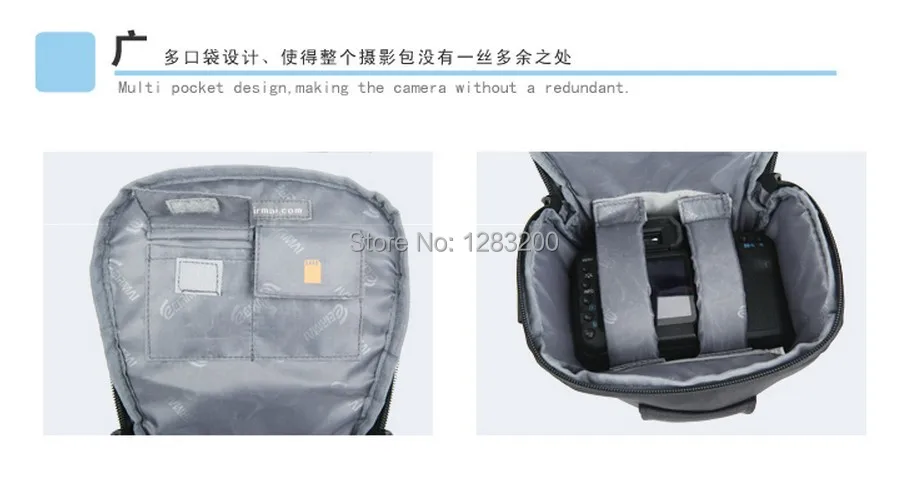 Водонепроницаемая Одна сумка для камеры на Ремне чехол SS02 для NIKON CANON Sony Fuji PENTAX Olympus
