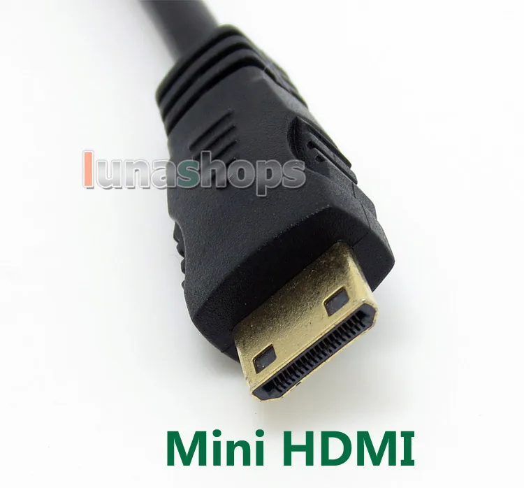 LN004181 с винтом Mini HDMI к DVI 24+ 1 штепсельный кабельный переходник конвертер для камера DV телефон