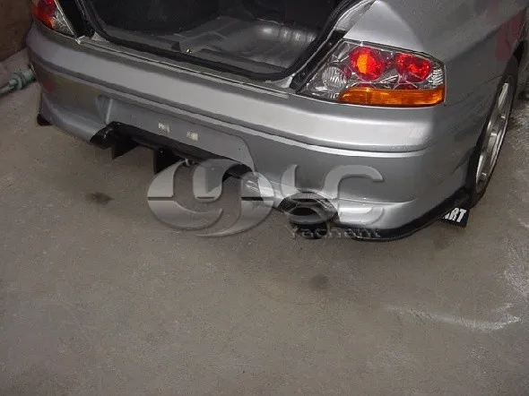 Карбоновое волокно Damd стиль расширения подходит для 2001-2005 Mitsubishi Evolution 7 8 JDM задний бампер