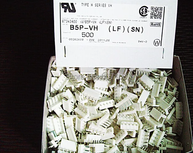 B5P-VH(LF)(SN) CONN HEADER VH TOP 5POS 3,96 мм JST Соединители Клеммы корпуса оригинальные детали B5P-VH