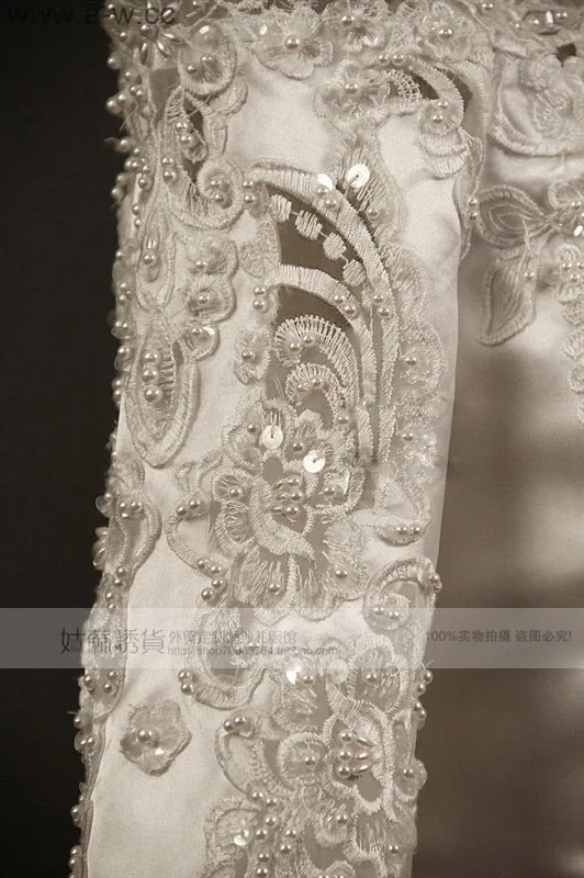 Новая мода vestido формальная Роскошная королевская поезд бисером груши Свадебное бальное платье с длинными рукавами кружева мать невесты платья