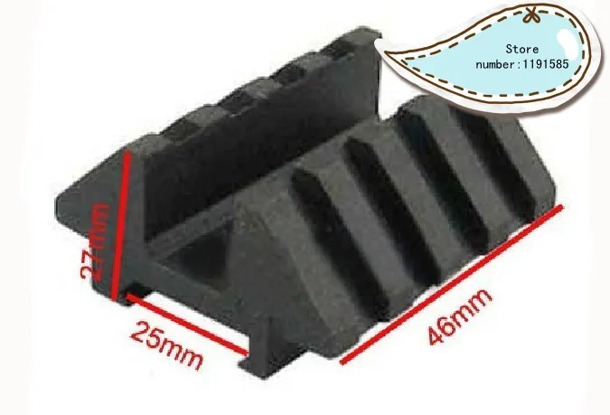 Тактический Двойной 45 градусов угол смещения See-Thru 20 мм Rail Scope Mount для Weaver Picatinny Rail