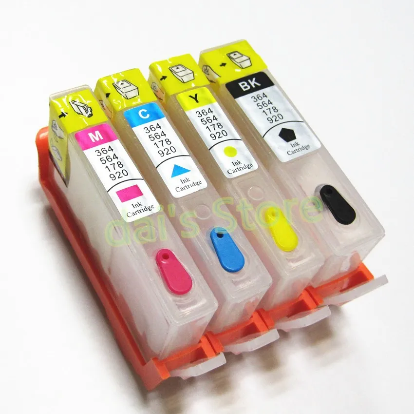 Compatível para hp Cartucho de Tinta Cores para hp Bloom m y Recarregável 4 Deskjet 3525 4615 4625 5525 6525 Impressora 670 xl bk c 2 High Quality Computador e Escritório