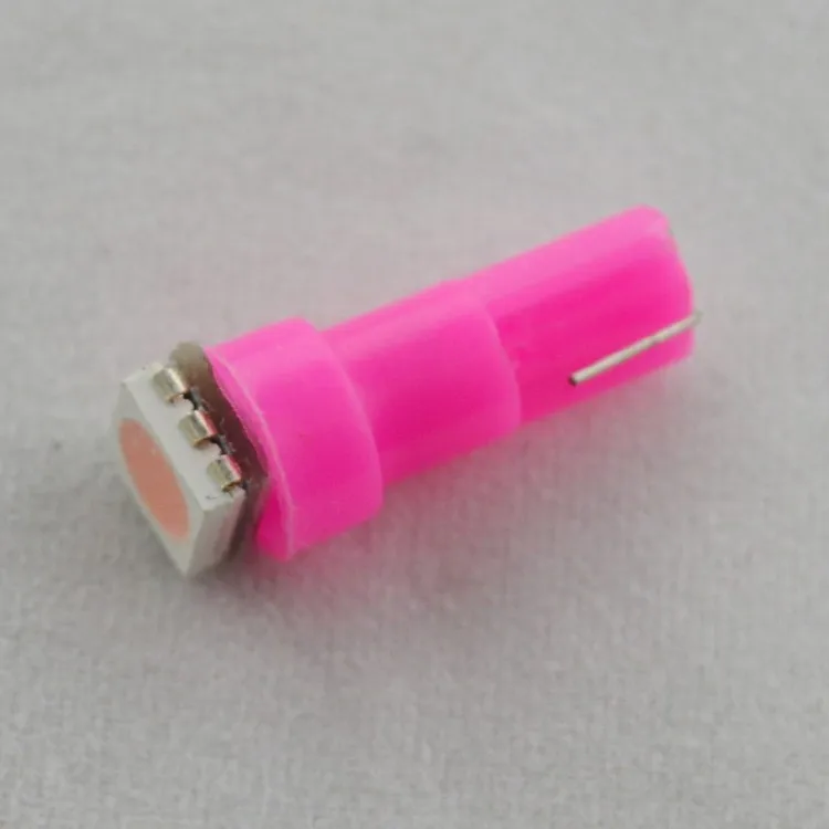 100 шт. T5 58 73 74 W1.2W 5050 SMD датчик светодиода лампы для автомобиля Индикаторы приборной панели инструмента индикаторы кластера лампы 12V 100X