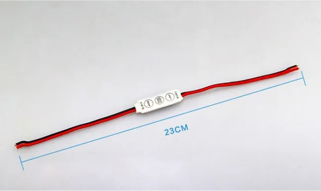 Горячая Распродажа: 5 шт. мин 3key контроллер одного цвета 12V72W светодиодный ленты контроллер PWM 256 для светодиодный светодиодные полосы света Яркость диммер