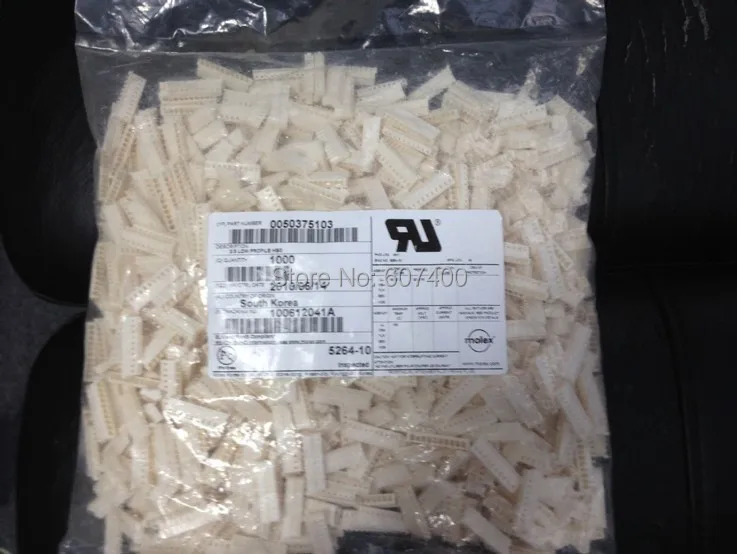 0050375103 CONN корпус 10POS 2,5 мм кожух 50-37-5103 коннекторы molex терминалы корпус новые и оригинальные запчасти 050375103