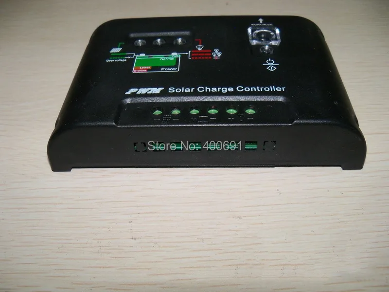 40A 12 V/24 V ШИМ, интеллектуальная Солнечная Зарядное устройство и регулятор разряда с автоматической идентификации