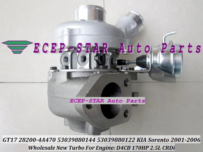 NEW GT17 28200-4A470 53039880144 53039880122 Turbo Turbine Turbocharger For Hyundai KIA Sorento 2.5L CRDi 2001-2006 D4CB 170HP (3)