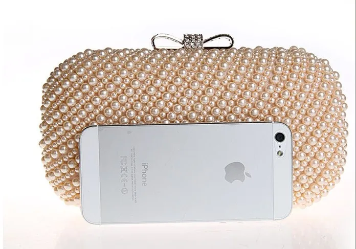Прямые продажи, горячая распродажа, Minaudiere, дневной клатч с бантом, Bolsas, сумки, Bolsos, Роскошный Жемчужный клатч, сумка для банкета, вечерняя сумочка