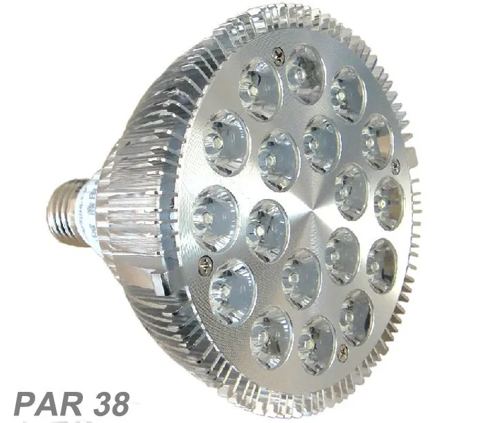 4 xwholesale CE ROHS E27 36 Вт par 38 LED PAR38 лампа 85-256 В с 18 светодиодов гарантия 2 года доставка