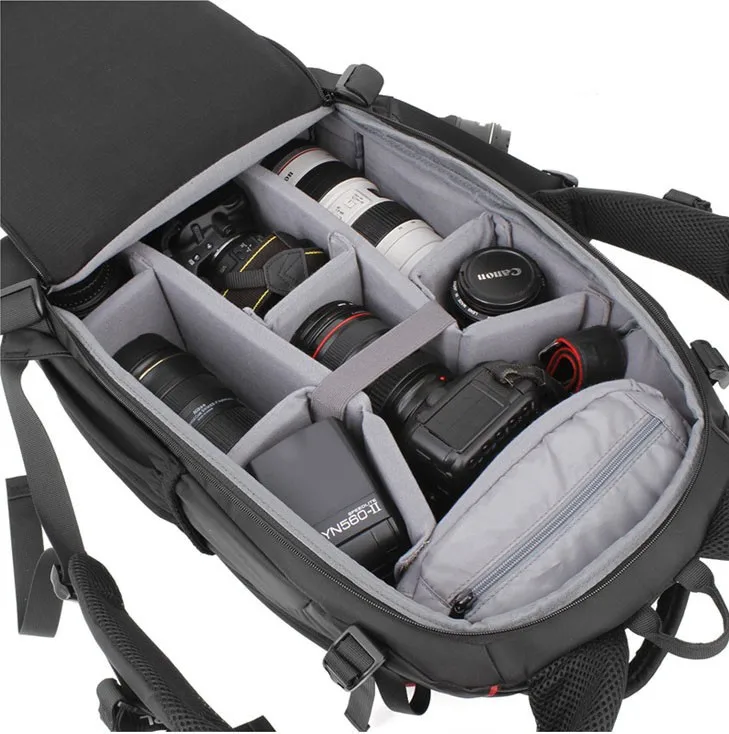 Высокое качество большой емкости профессиональный burglarproof цифровой SLR фото камера рюкзак DSLR водонепроницаемая сумка для Canon и Nikon