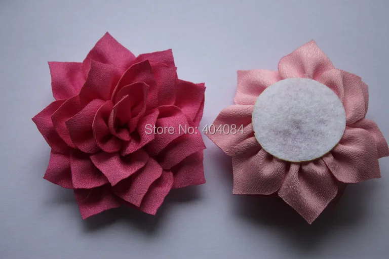 Пробный заказ 20 шт/Партия 15 цветов " Зимние цветы Kanzashi самодельные тканевые цветы цветок повязки Прямая