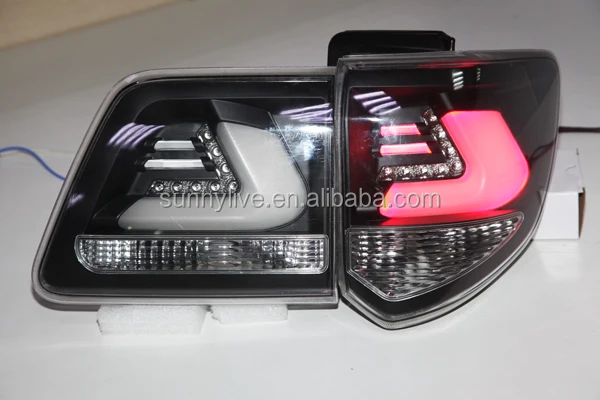 2011-13 лет светодиодный задний фонарь задние фары для TOYOTA SW4 Fortuner дымовой корпус прозрачные линзы