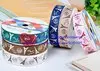 IuBuFiGo лента 7/"(22 мм) напечатанная лента DIY ручной работы пятнистые ленты 50 ярдов/рулон X-2127